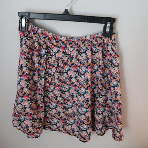 Nordstrom BP Floral Skater Skirt